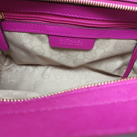 Selma Saffiano Leather Medium Satchel - Picture 11 of 12